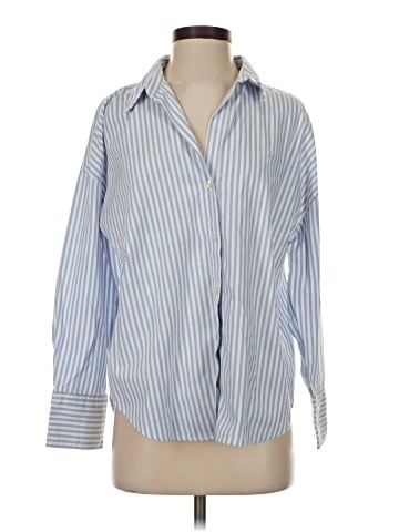 Zara Long Sleeve Button-Down Shirt (view 1)