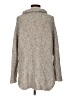 Free People Tweed Gray Turtleneck Sweater Size M - photo 2