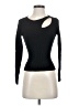 Timing Black Long Sleeve Top Size S - photo 1
