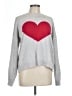 Splendid Hearts Gray Pullover Sweater Size L - photo 1