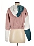 Shein Color Block Teal Sweatshirt Size M - photo 2