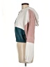 Shein Color Block Teal Sweatshirt Size M - photo 5