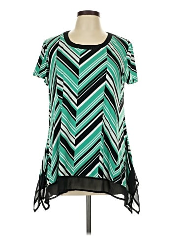 C established 1946 Short Sleeve Blouse (view 1)