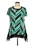 C established 1946 Green Short Sleeve Blouse Size L - photo 1