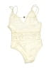 Unbranded Paisley Ivory White One Piece Swimsuit Size 1 - Sm - photo 2