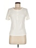 Evereve Ivory Short Sleeve Henley Size M - photo 1