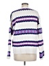 Ann Taylor LOFT Chevron-herringbone White Pullover Sweater Size M - photo 2