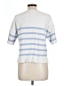 Sincerely Jules Silver Short Sleeve Turtleneck Size L - photo 2