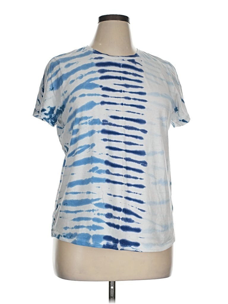 Pre-owned Style & Co Short Sleeve T-shirt In Blue