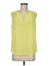Pixley Yellow Sleeveless Blouse Size M - photo 1