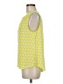 Pixley Yellow Sleeveless Blouse Size M - photo 5