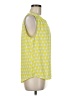 Pixley Yellow Sleeveless Blouse Size M - photo 4