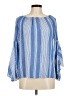 Fever 100% Rayon Blue 3/4 Sleeve Blouse Size M - photo 1