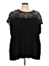 Torrid Black Short Sleeve Top Size 5X Plus (5) - photo 1