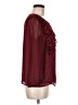 J. by J.Crew 100% Polyester Burgundy Long Sleeve Blouse Size 6 - photo 4