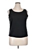 Studio C 100% Polyester Black Sleeveless T-Shirt Size 18 - 20 - photo 1