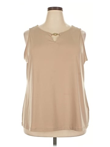 Susan Graver Sleeveless T-Shirt (view 1)