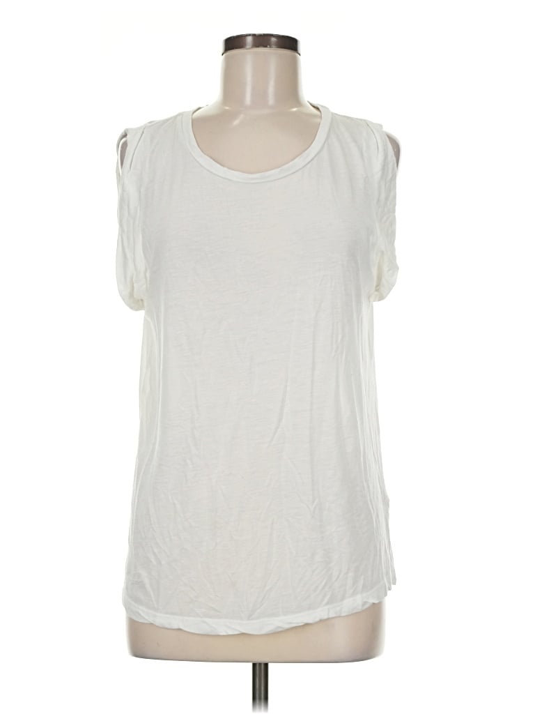 Pre-owned Jcrew Sleeveless T-shirt In Ivory