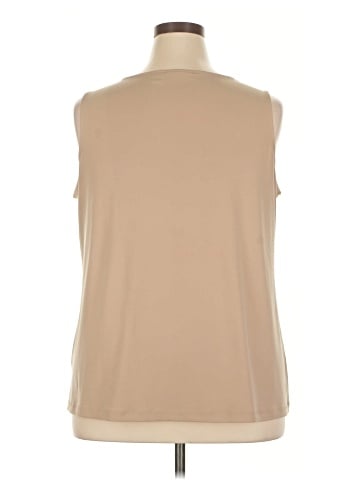 Susan Graver Sleeveless T-Shirt (view 2)
