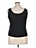 Studio C 100% Polyester Black Sleeveless T-Shirt Size 18 - 20 - photo 2