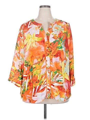 Investments 3/4 Sleeve Blouse (view 1)