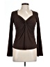 Kanji Brown Long Sleeve Top Size L - photo 1