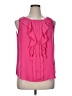 Elle 100% Polyester Pink Sleeveless Blouse Size XL - photo 1