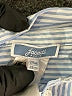 Jacadi 100% Cotton Stripes Blue Long Sleeve Button-Down Shirt 18-24 MO / 24 MO - photo 3
