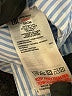 Jacadi 100% Cotton Stripes Blue Long Sleeve Button-Down Shirt 18-24 MO / 24 MO - photo 4