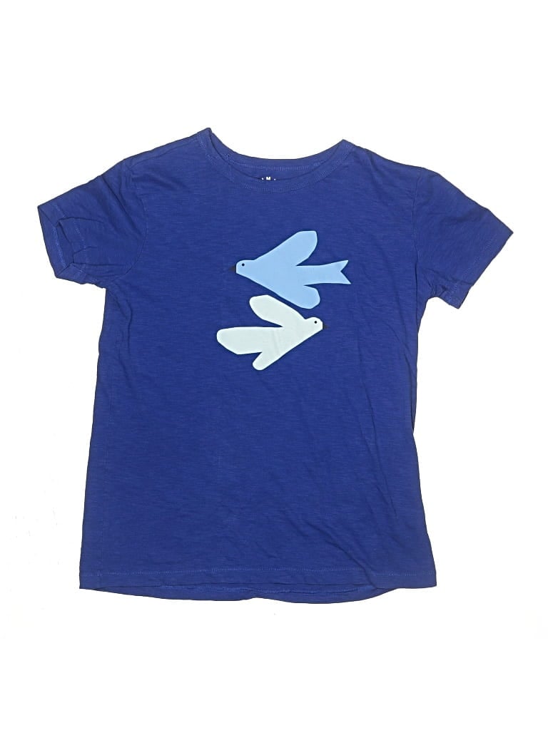 Pre-owned Primary Clothing Kids' Short Sleeve T-shirt In Blue