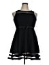 Calvin Klein Solid Black Cocktail Dress Size 16 - photo 1