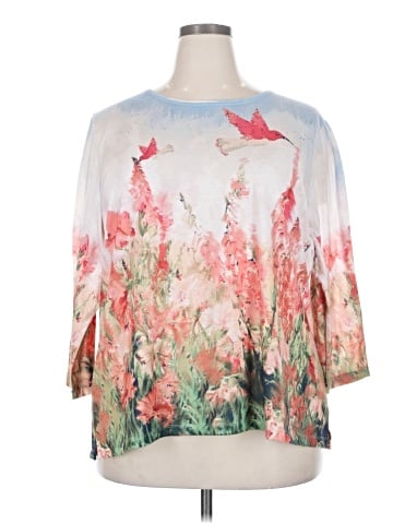 Allison Daley 3/4 Sleeve Blouse (view 1)