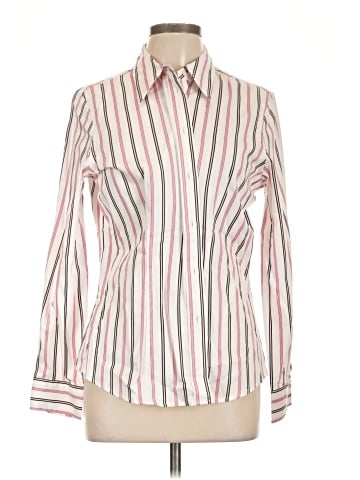 Jones New York Signature Long Sleeve Button-Down Shirt (view 1)