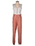 Unbranded 100% Recycled Polyester Paisley Orange Jumpsuit Size 7 - 9 - photo 1