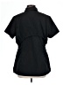 Athleta 100% Polyester Black Short Sleeve Blouse Size L - photo 2