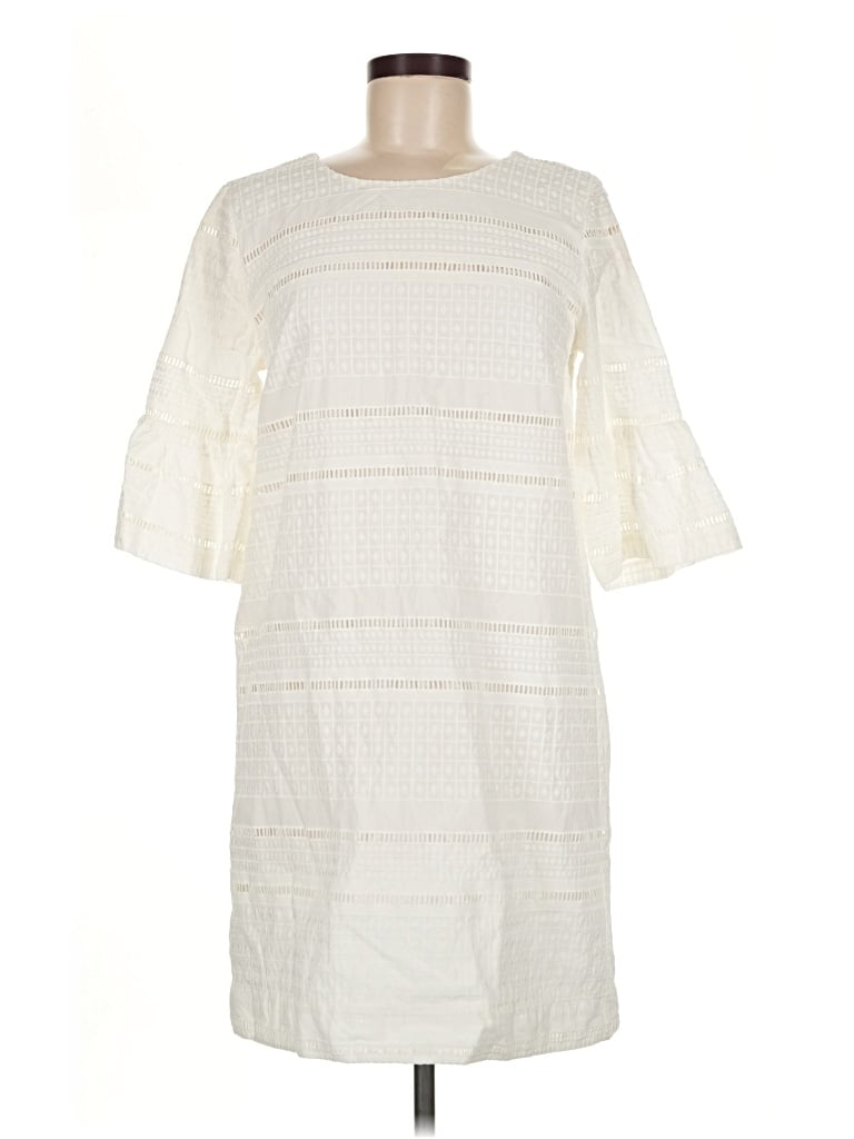 Pre-owned Jcrew Casual Dress In Ivory