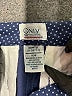 Only Necessities Polka Dots Blue Casual Pants Size 16 - photo 4