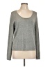 Ann Taylor Gray Long Sleeve Top Size L - photo 1