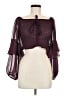 Olivaceous Burgundy 3/4 Sleeve Blouse Size M - photo 1