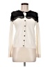 August Silk Ivory Long Sleeve Top Size M - photo 1