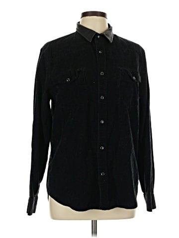 Zara Long Sleeve Button-Down Shirt (view 1)