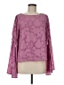 Leith 100% Polyester Pink Long Sleeve Blouse Size M - photo 1