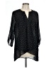DR2 Polka Dots Black 3/4 Sleeve Blouse Size L - photo 1