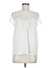 Express Ivory Short Sleeve Blouse Size M - photo 1