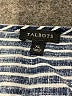 Talbots 100% Linen Stripes Blue 3/4 Sleeve Blouse Size XL - photo 7