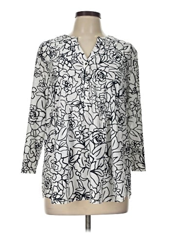 Cathy Daniels 3/4 Sleeve Blouse (view 1)