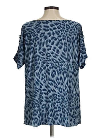 Attitudes by Renee Short Sleeve Blouse (view 2)