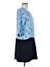 PinkyOtto 100% Polyester Blue Casual Dress Size 8 (estimated) - photo 4