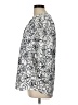 Cathy Daniels Print Silver 3/4 Sleeve Blouse Size L - photo 5