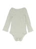 Hb 100% Cotton Solid Gray Long Sleeve Onesie 18-24 MO / 24 MO - photo 1